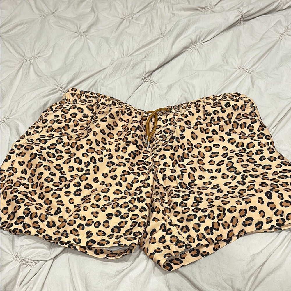 Leopard Print Women's Shorts